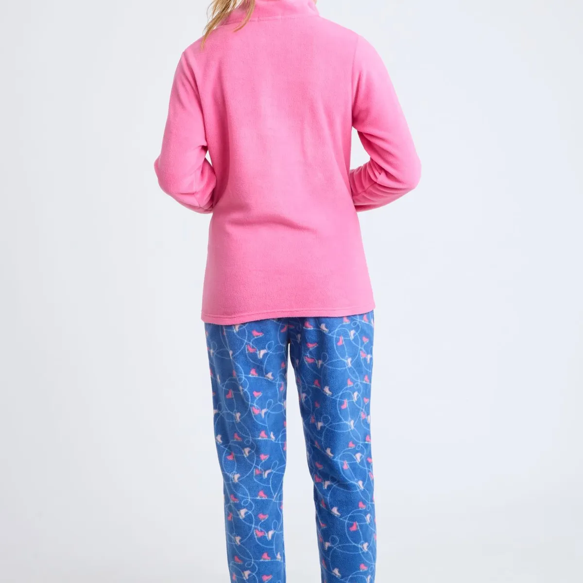 BECKIL - BECKIL COD 1771  PIJAMA POLAR ESTAMPADA CON CUELLO