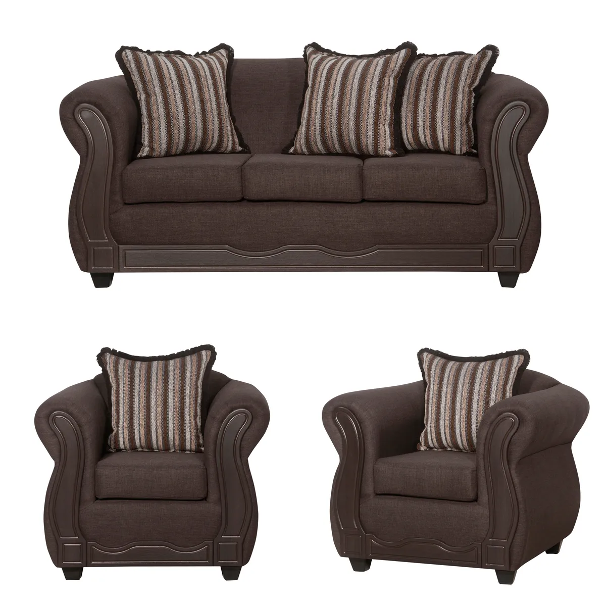 GENERICO - Juego de Living 3 1 1 Sofia Cafe