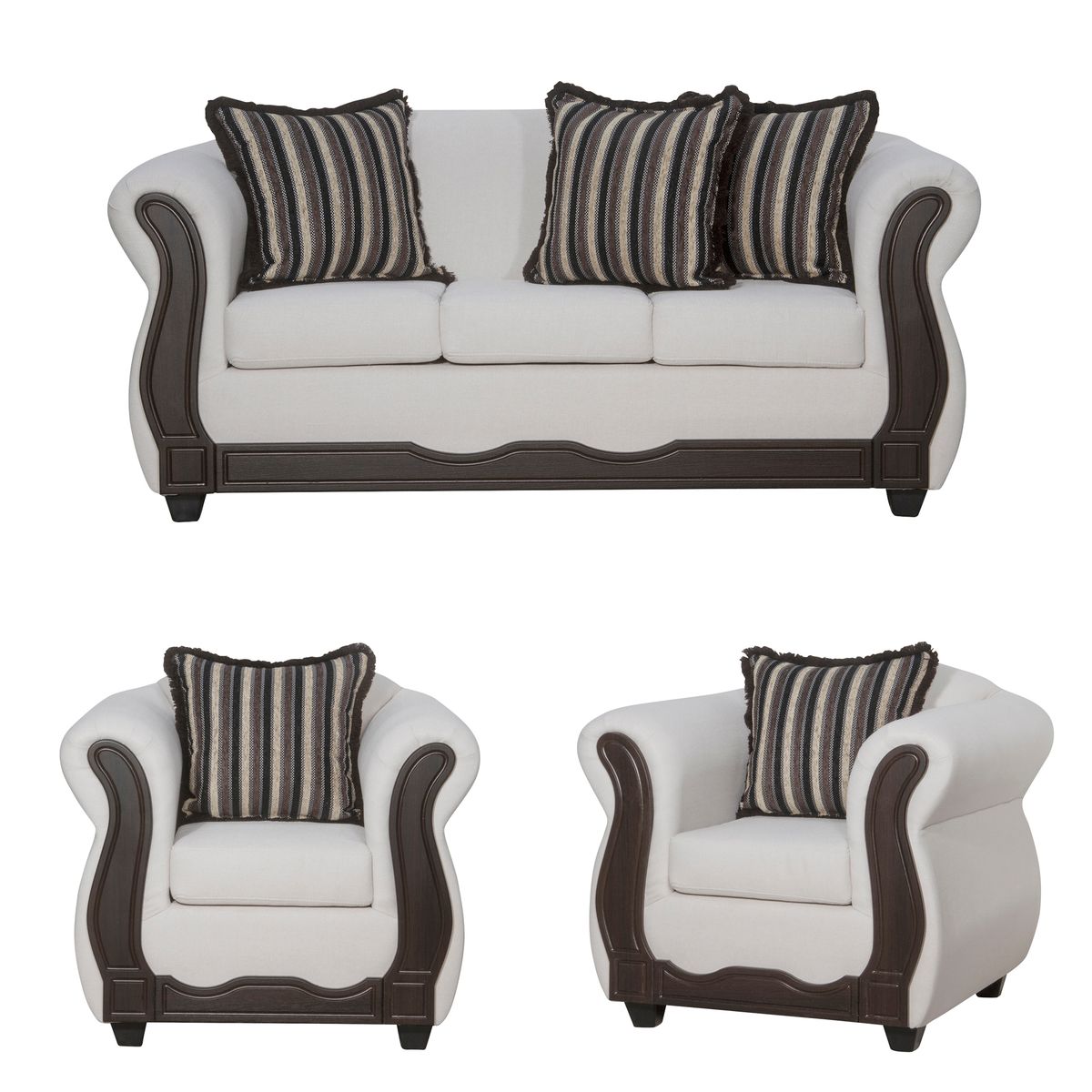 GENERICO - Juego de Living 3 1 1 Sofia Crudo