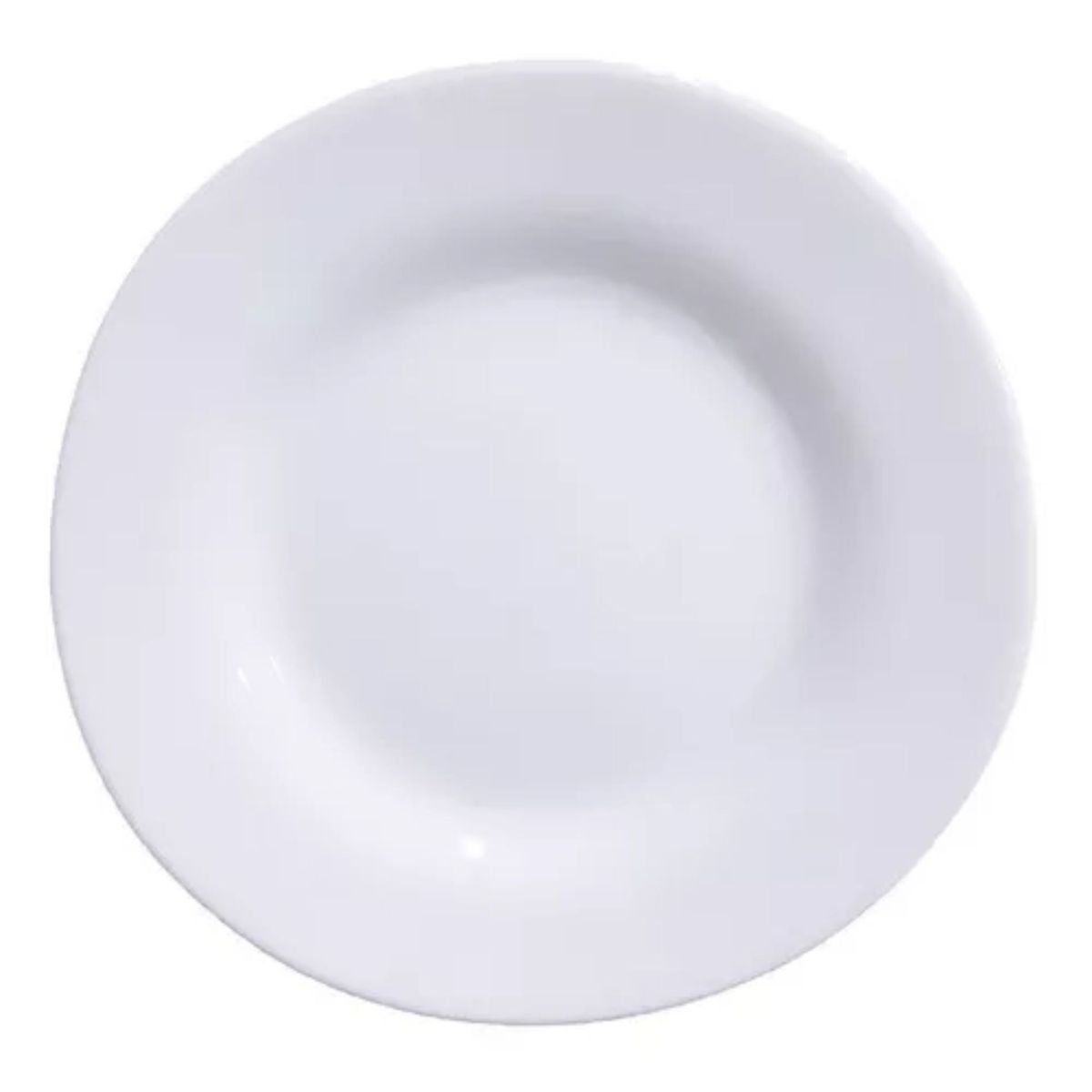 NADIR - Plato Plano  Plato Postre 19cm Vidrio Opal X6