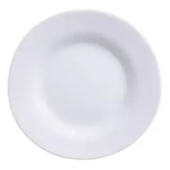 NADIR - Plato Plano Plato Postre 19cm Vidrio Opal X6