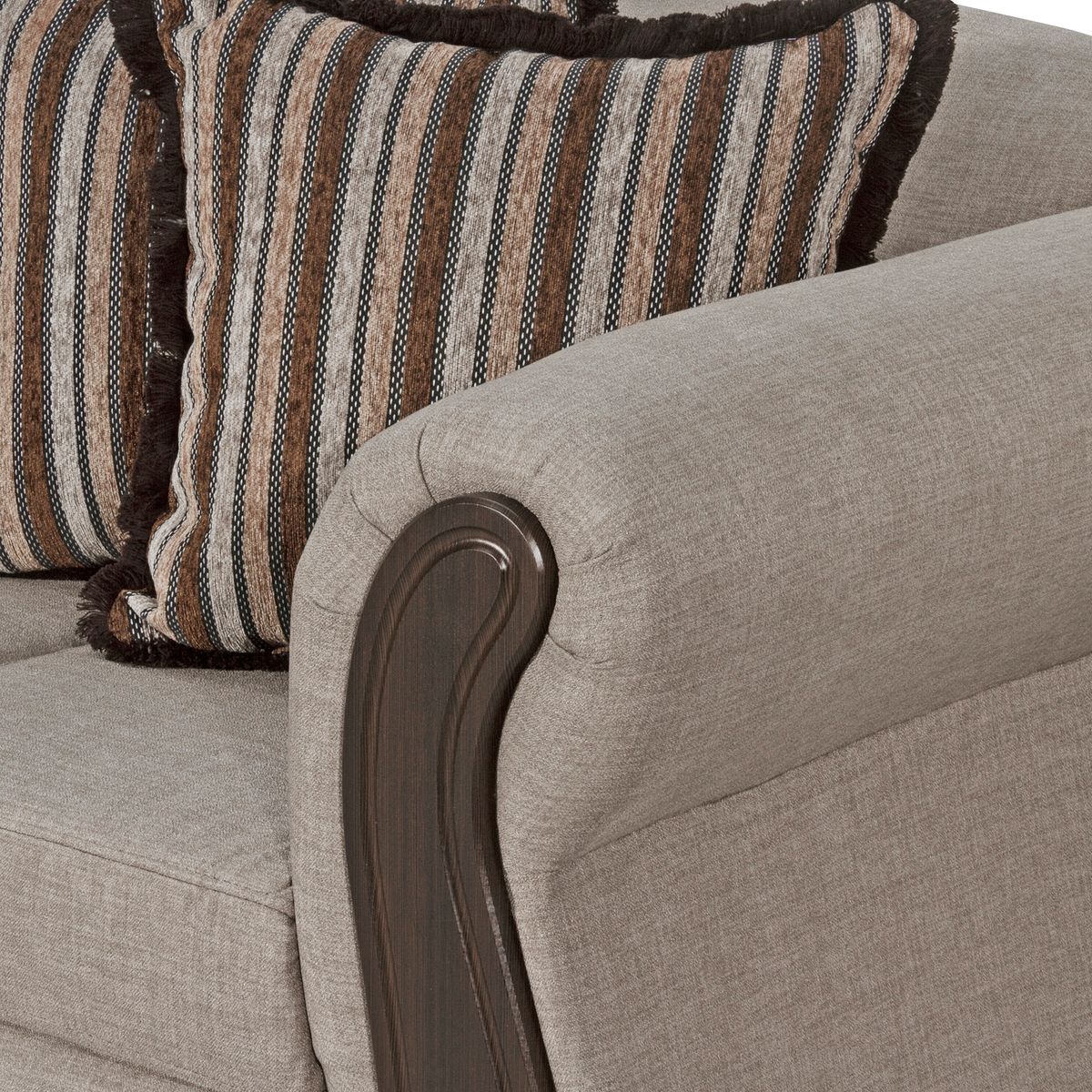 BLACK FACTORY - Juego de Living 3 1 1 Sofia Beige