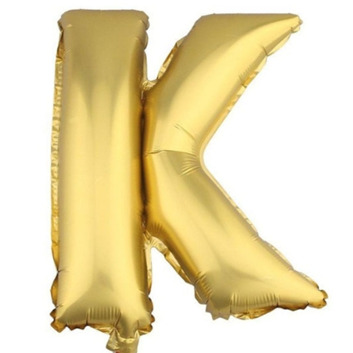 GENERICO - Globos En Forma De Letras Metalizados Dorado  K