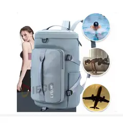 GENERICO - Bolsa Gran Capacidad Para Viajes Impermeable Deportivo Gym