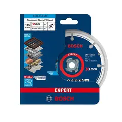 BOSCH - DISCO DIAMANTADO PARA METAL 115X22.23mm X-LOCK 2608900532