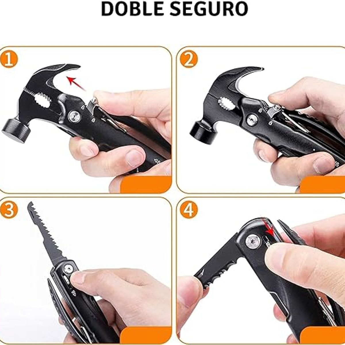 DEFENSOR FOREVER - Alicate Con Martillo Multifuncional