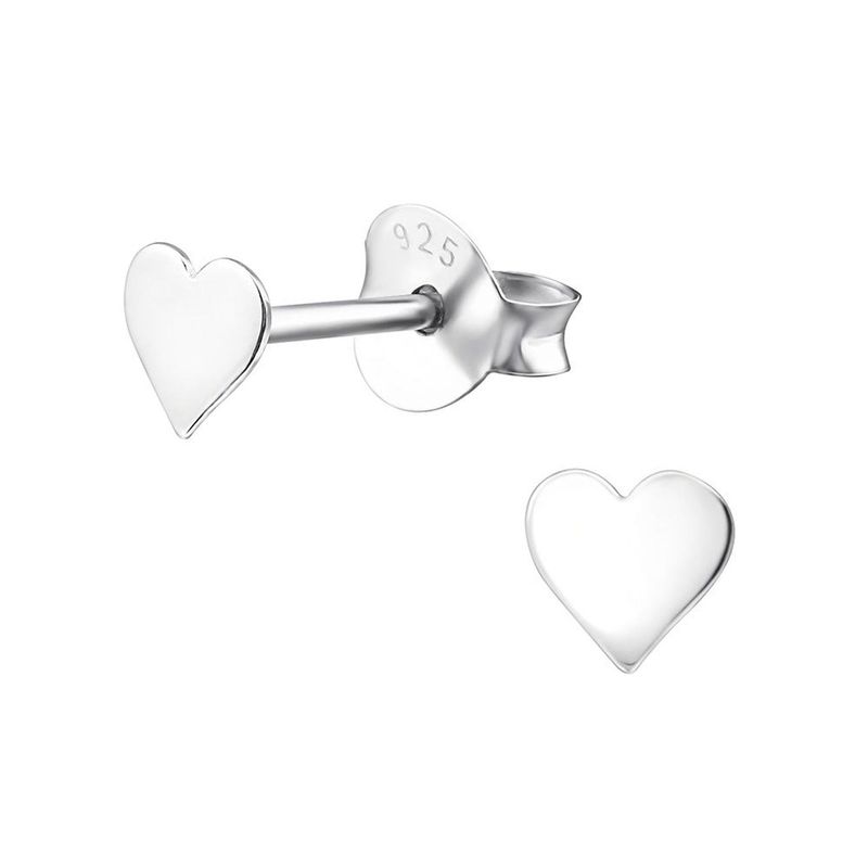 ZAZU - Aritos Love - Aros Corazón de Plata Zazü