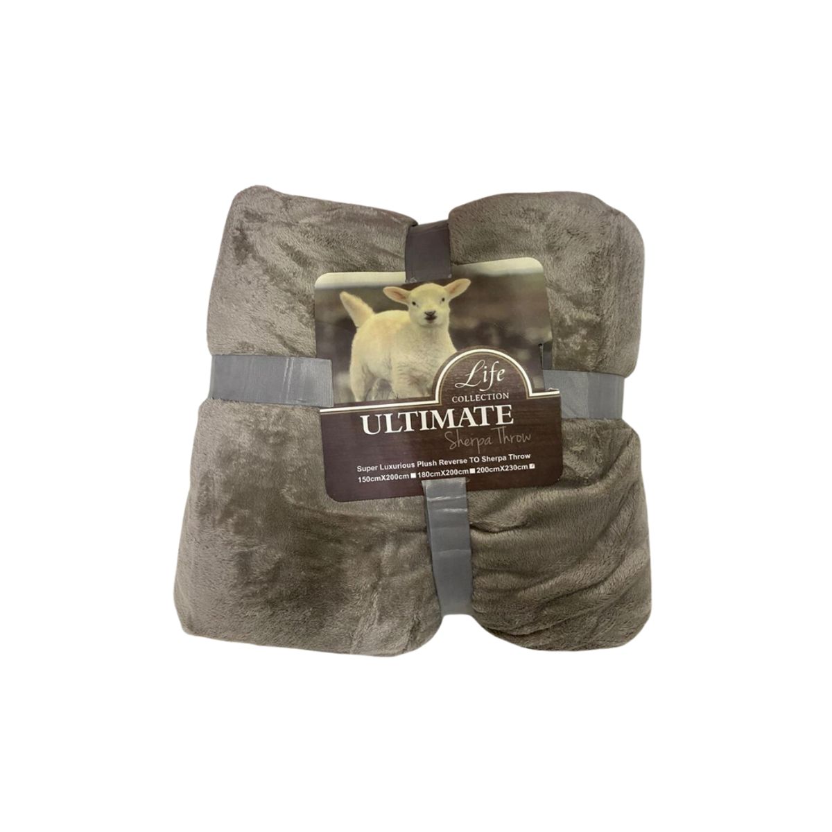 GENERICO - Frazada Manta King Sherpa Polar Térmica Cáfe