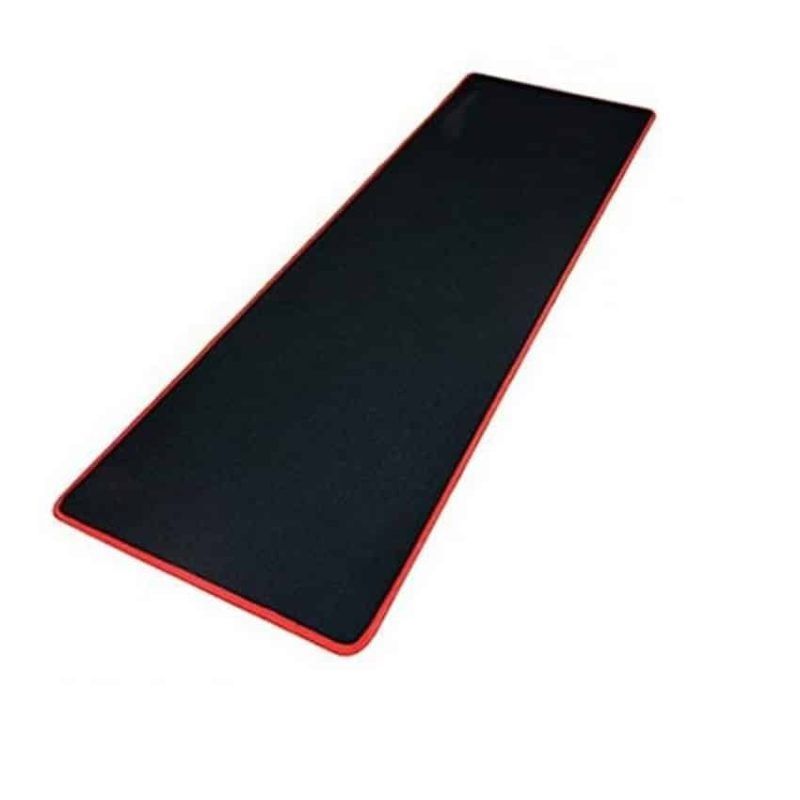 GENERICO - Mouse Pad Gamer Xl Antideslizante Negro Borde Cosido 70x30cm