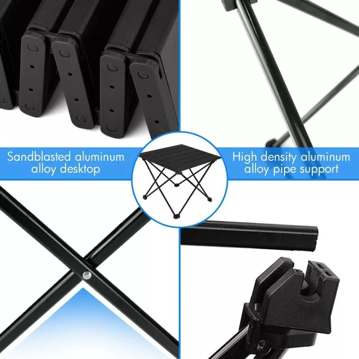 GENERICO - Mesa Plegable Camping Paseo Evento Bolso Portatil