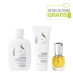 ALFAPARF MILANO - ALFAPARF Kit Serum+ Shampoo+ Acondicionador Diamond Iluminador