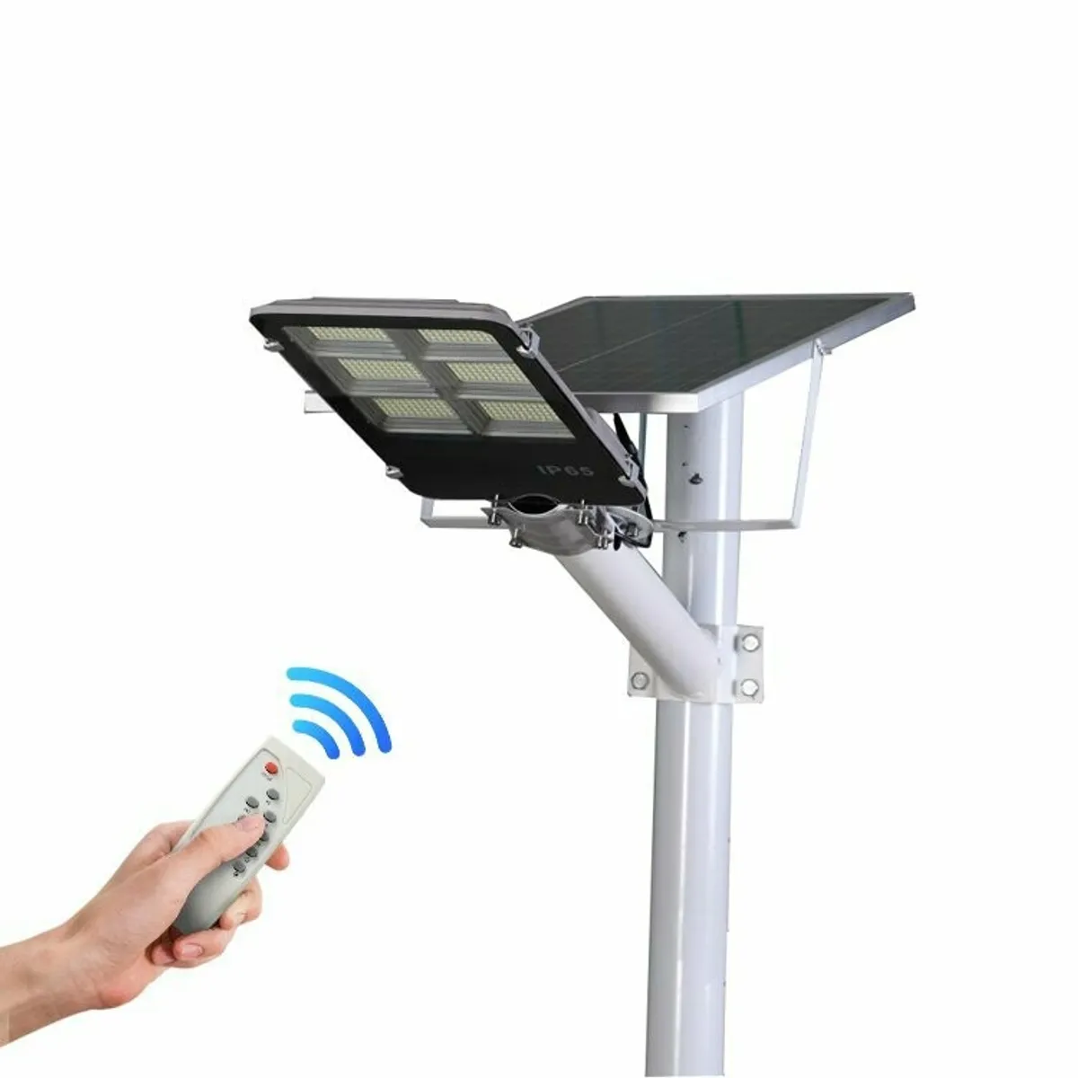 Foco Solar Street 300W con brazo de soporte, marca SUNWING - Foto 2