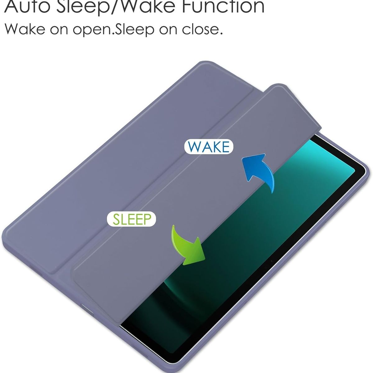 GENERICO - Carcasa Funda Compatible Con Samsung Tab S9 Plus  S9 Fe+ / Lavanda