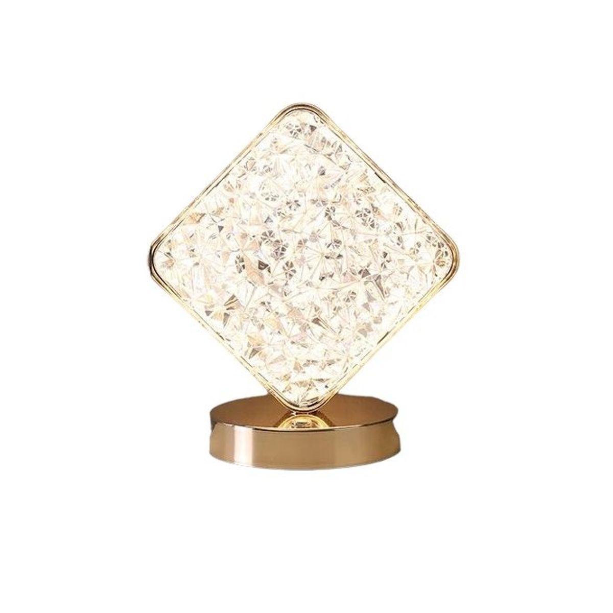 GENERICO - Lámpara De Mesa De Noche Regulable Recargable Diamante