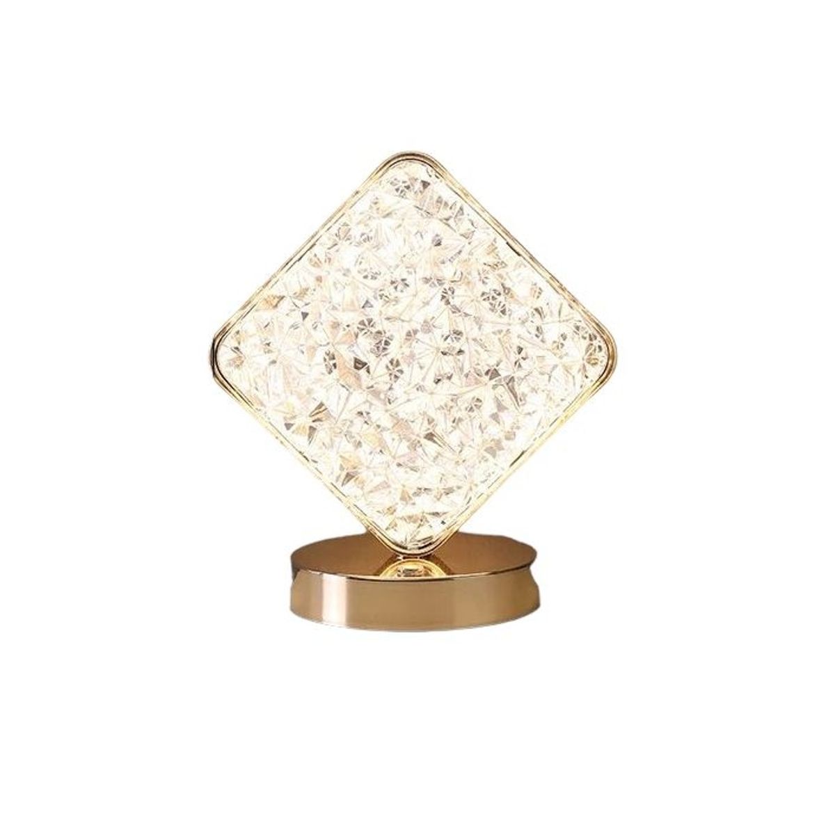 GENERICO - Lámpara De Mesa De Noche Regulable Recargable Diamante