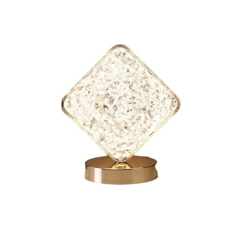 GENERICO - Lámpara De Mesa De Noche Regulable Recargable Diamante