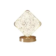 GENERICO - Lámpara De Mesa De Noche Regulable Recargable Diamante