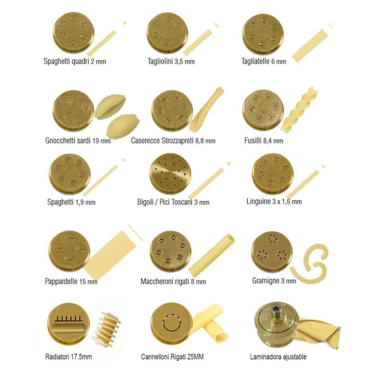 IMAHE - MOLDE FUSILLI 8.4 MM IMAHE