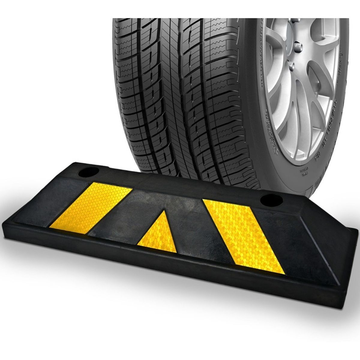 GUTSTARK - Tope Estacionamiento Gutstark Uso Rudo Con Antireflejante 55cm