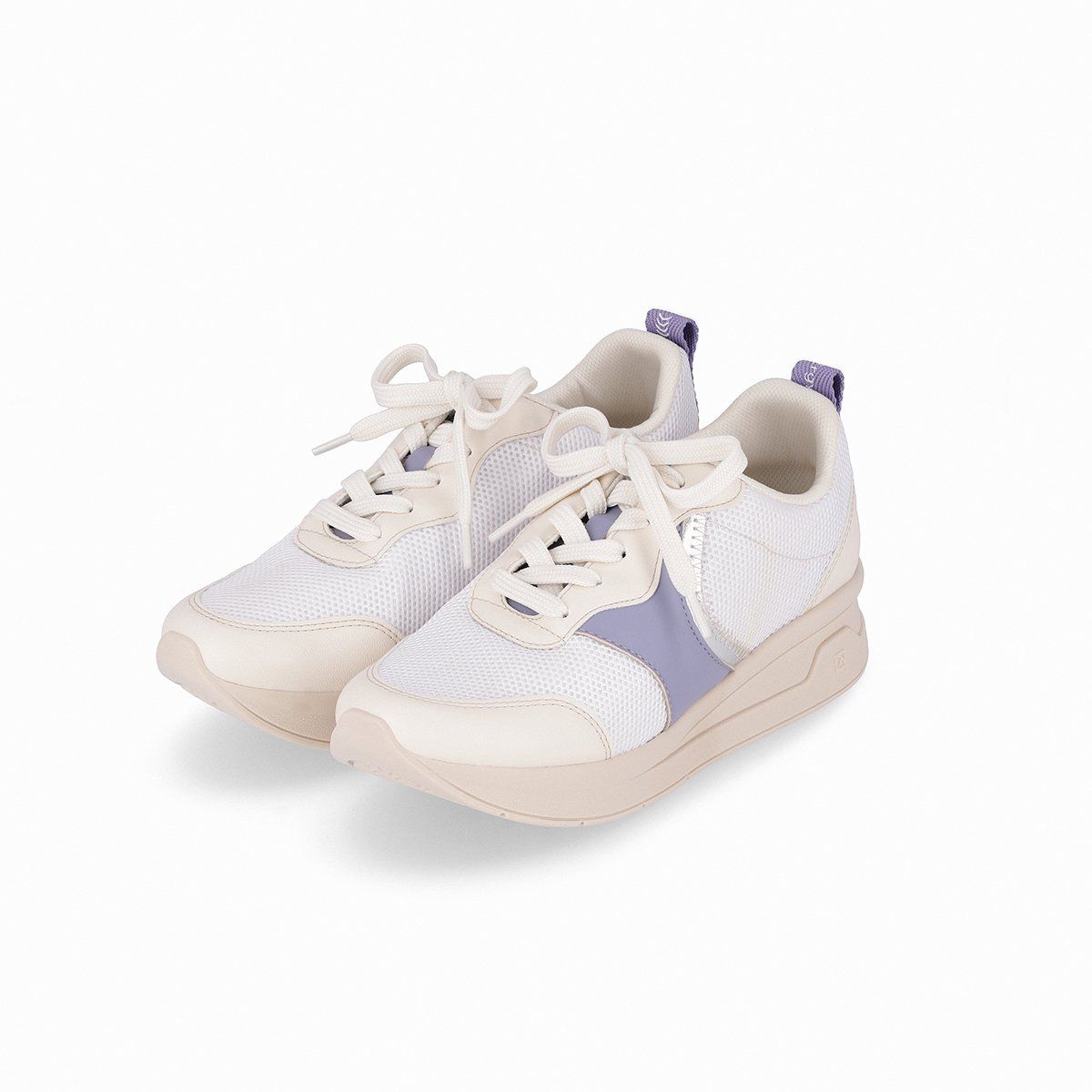 PICCADILLY - Zapatilla Urbana Mujer Natural/Lavanda Jessica Piccadilly