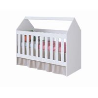 Cuna Casita 60 Montessori Blanca