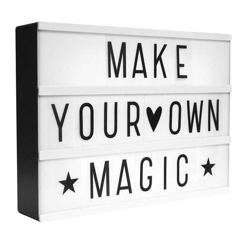 HB IMPORTACIONES - CAJA DE LUZ CON LETRAS EMOJI LIGHTBOX MODELO A4