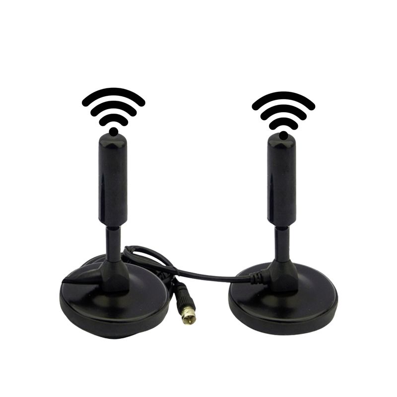 NOVYSTOR - Pack 2 Antena Tv Digital Hd Tvd Smart TV
