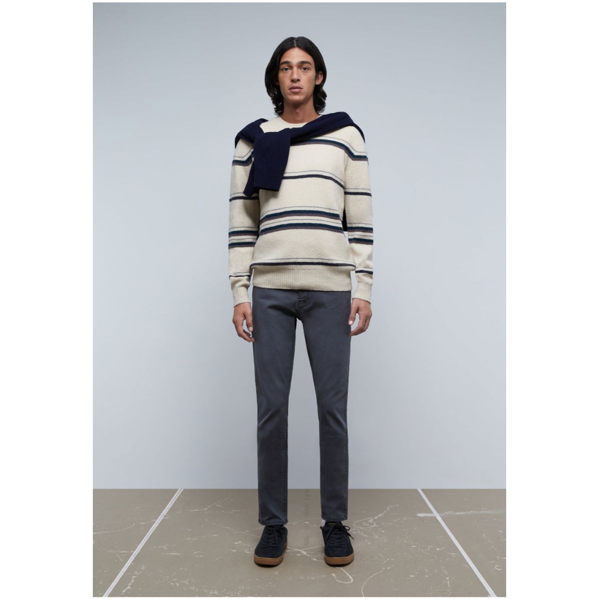 SCALPERS - Pantalón Cinco Bolsillos Dark Grey