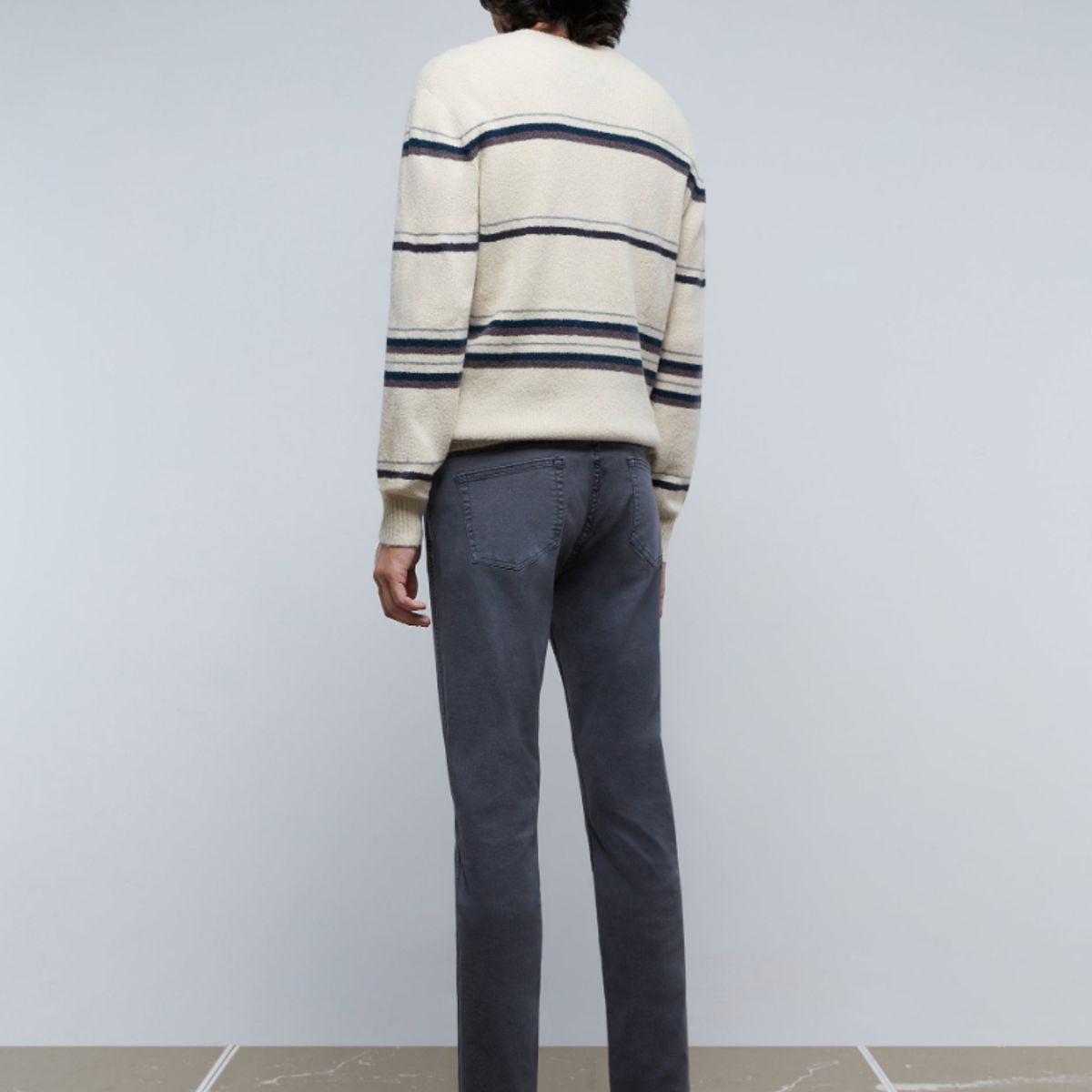 SCALPERS - Pantalón Cinco Bolsillos Dark Grey