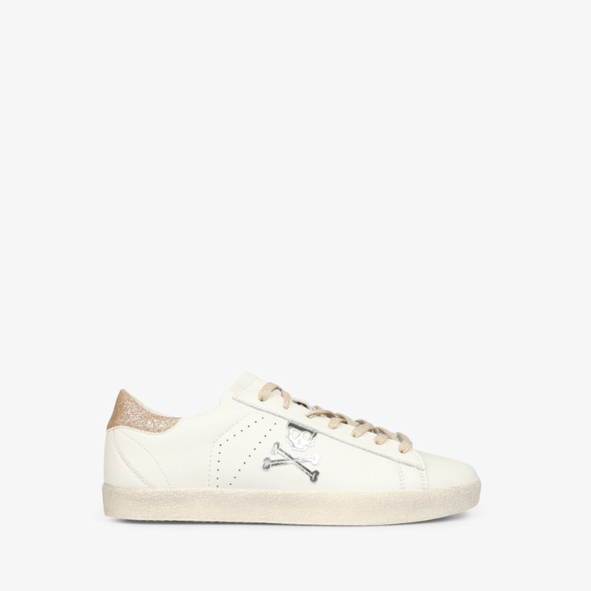 SCALPERS - Zapatillas Bajas Glitter White