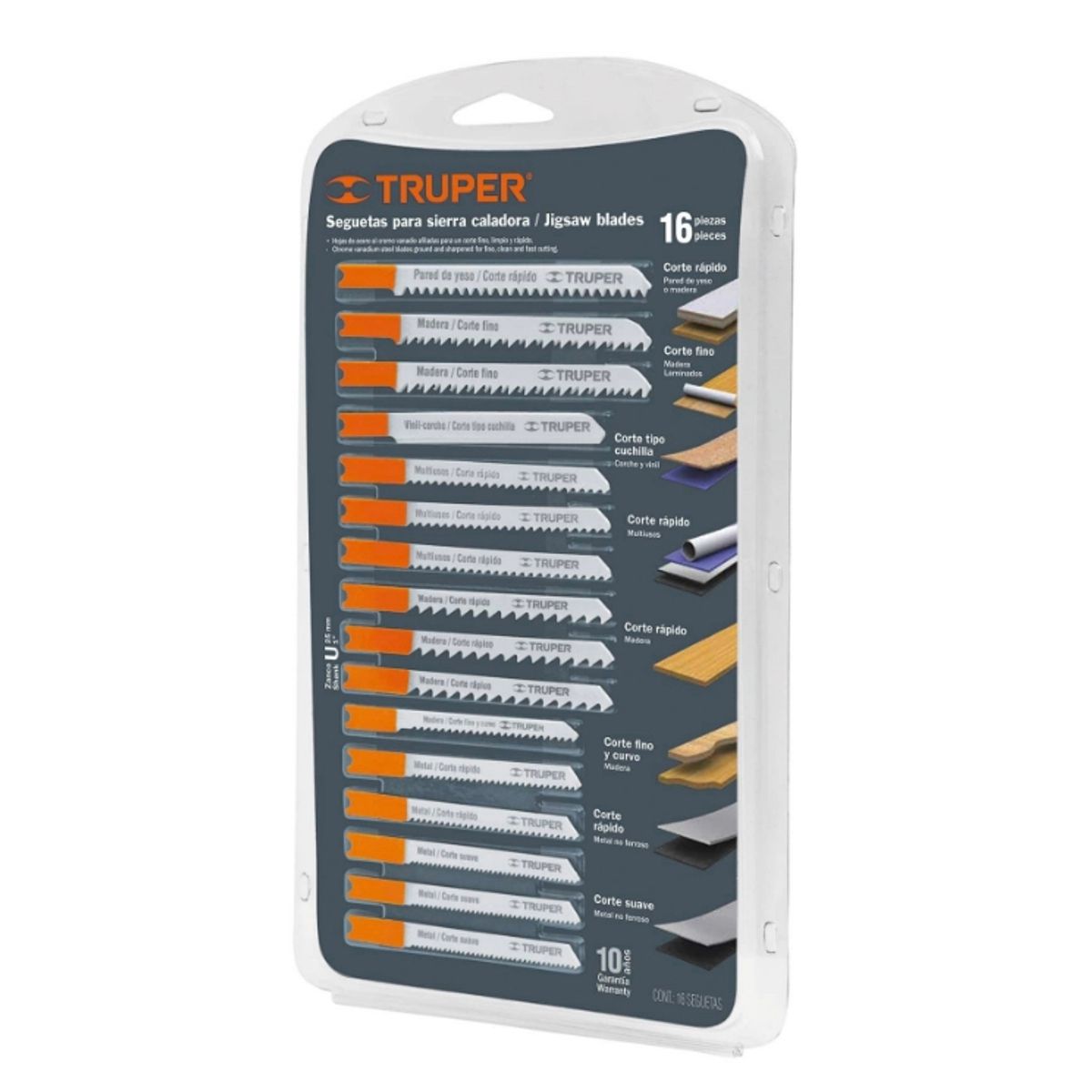 TRUPER - JGO SIERRA CALADORA HOJA TOMA U TRUPER