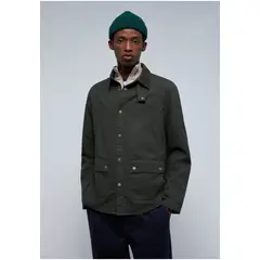 SCALPERS - Chaqueta Premium Cuello Pana Khaki