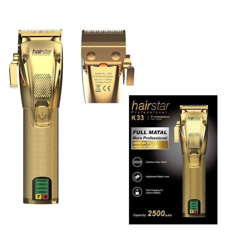 GENERICO - Máquina Afeitadora Inalambrica Clipper Hair Star K33