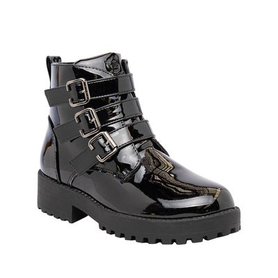 Imagen 2 del producto Botin Niña Negro Charol Yeni