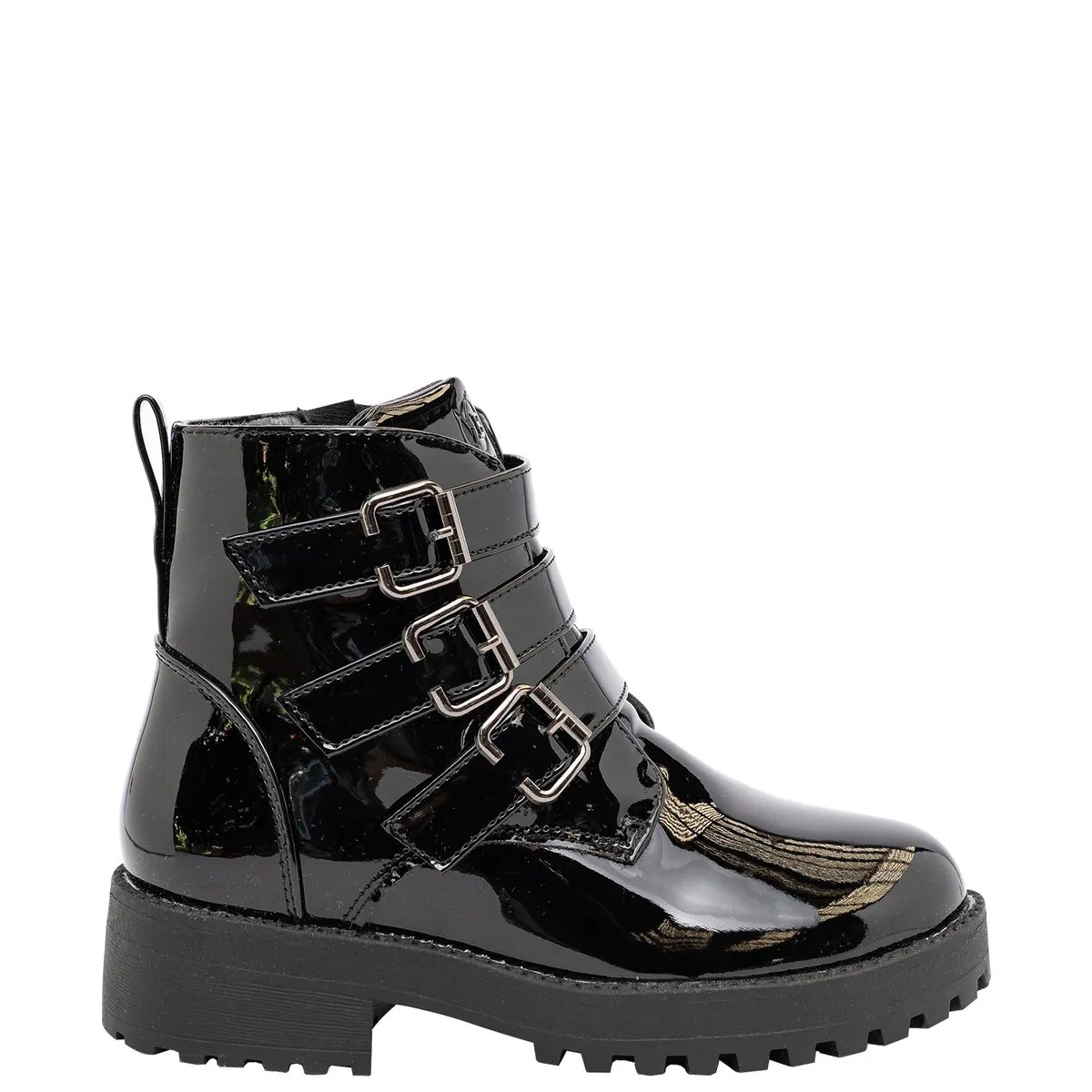 BAMBOO - Botin Niña Negro Charol Yeni Bamboo