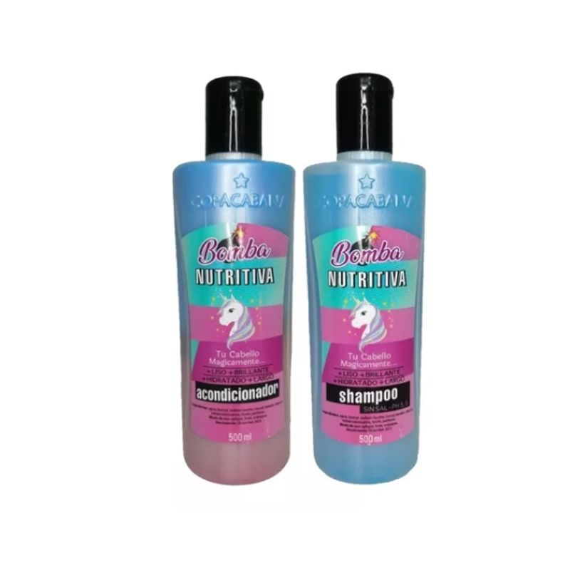 COPACABANA - Pack X6 Shampooacondicionador Bomba Nutritiva 500ml