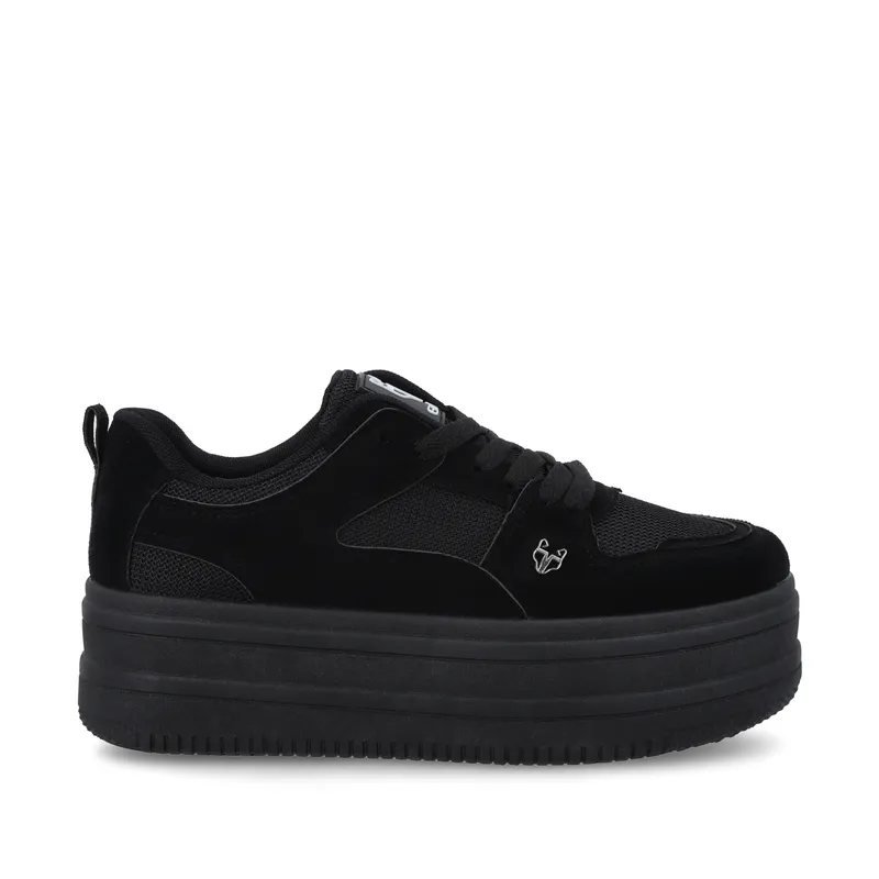 GOTTA - Zapatilla Mujer Negra Plataforma 38562 Gotta