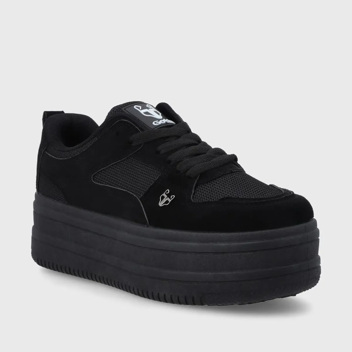 GOTTA - Zapatilla Plataforma Negra Mujer 38562