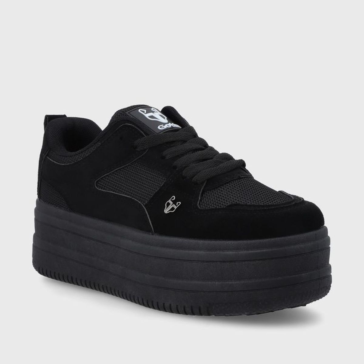 GOTTA - Zapatilla Plataforma Negra Mujer 38562