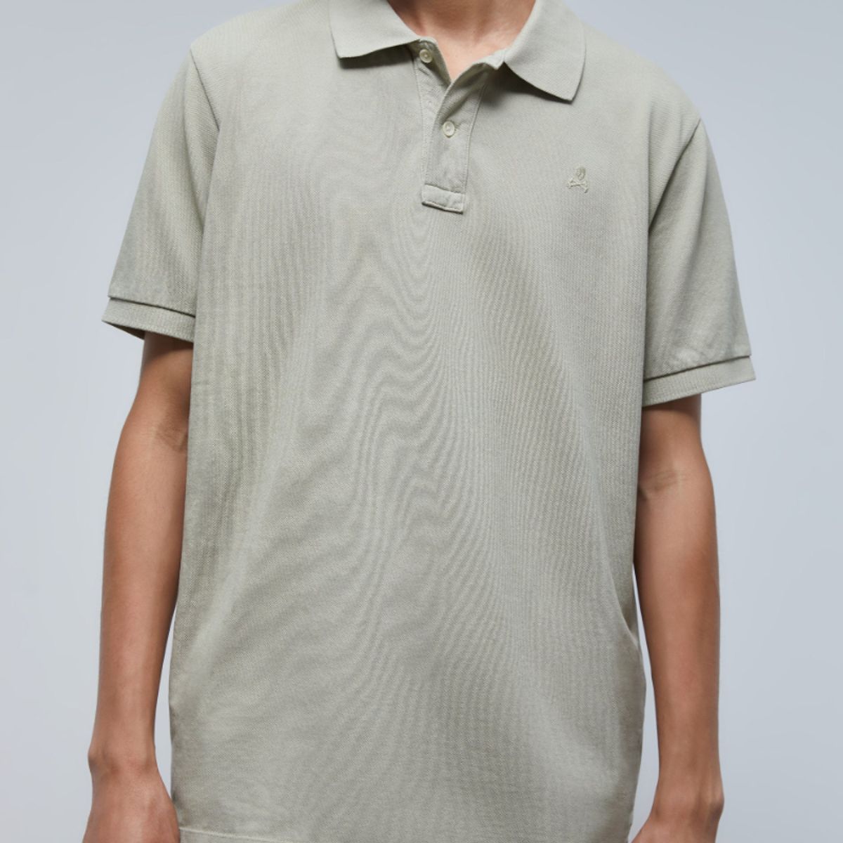 SCALPERS - Polo Básico Calavera Mint