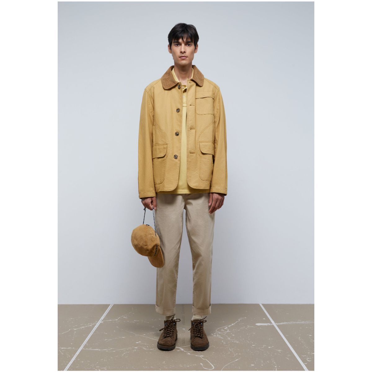 SCALPERS - Polo Básico Calavera Yellow