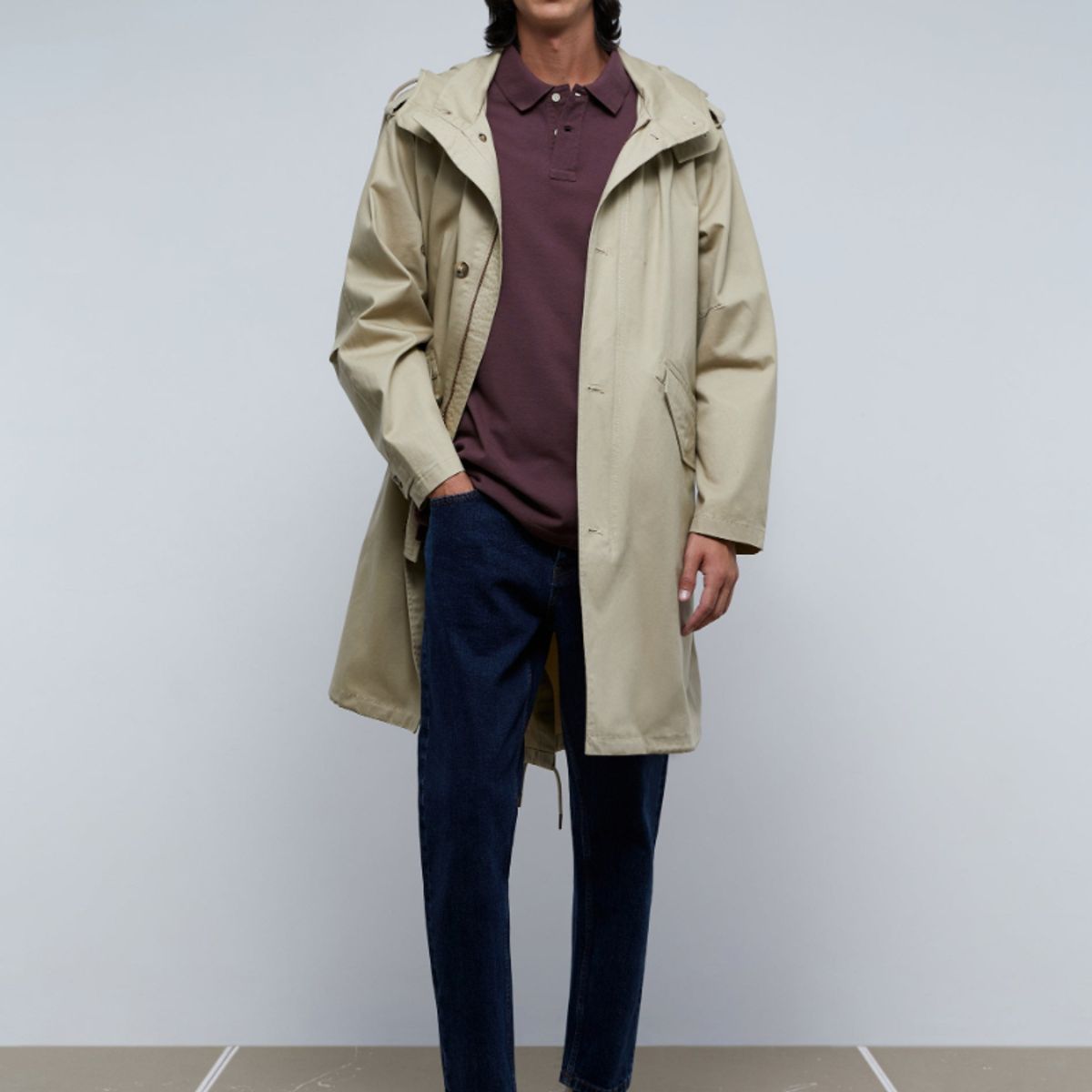 SCALPERS - Polo Básico Calavera Burgundy