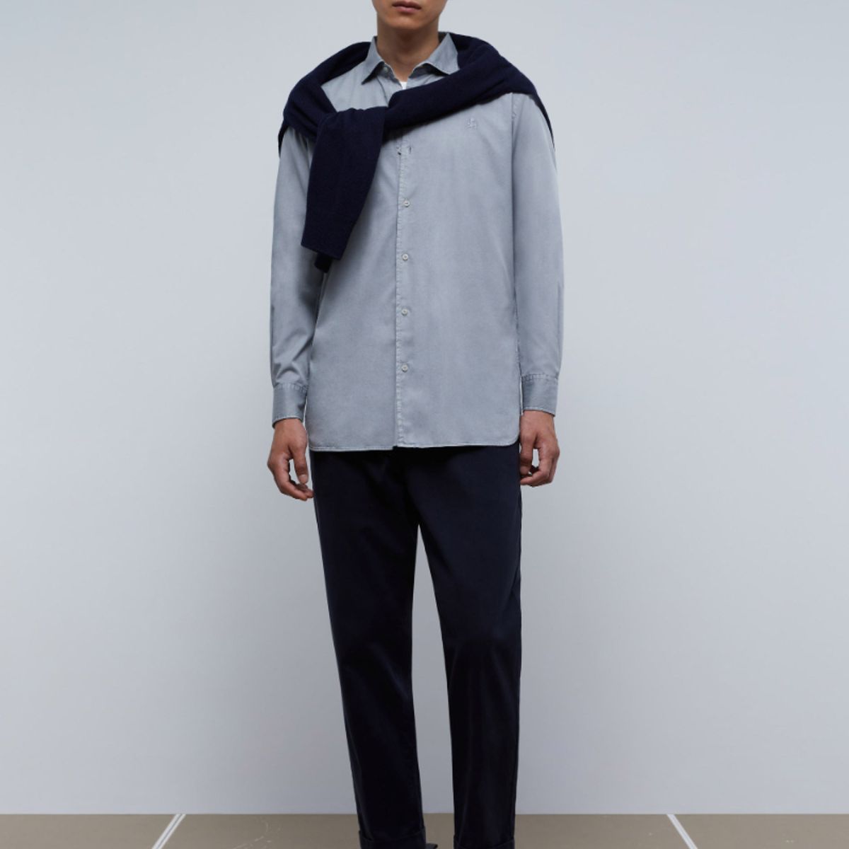 SCALPERS - Camisa Lavada Calavera Grey