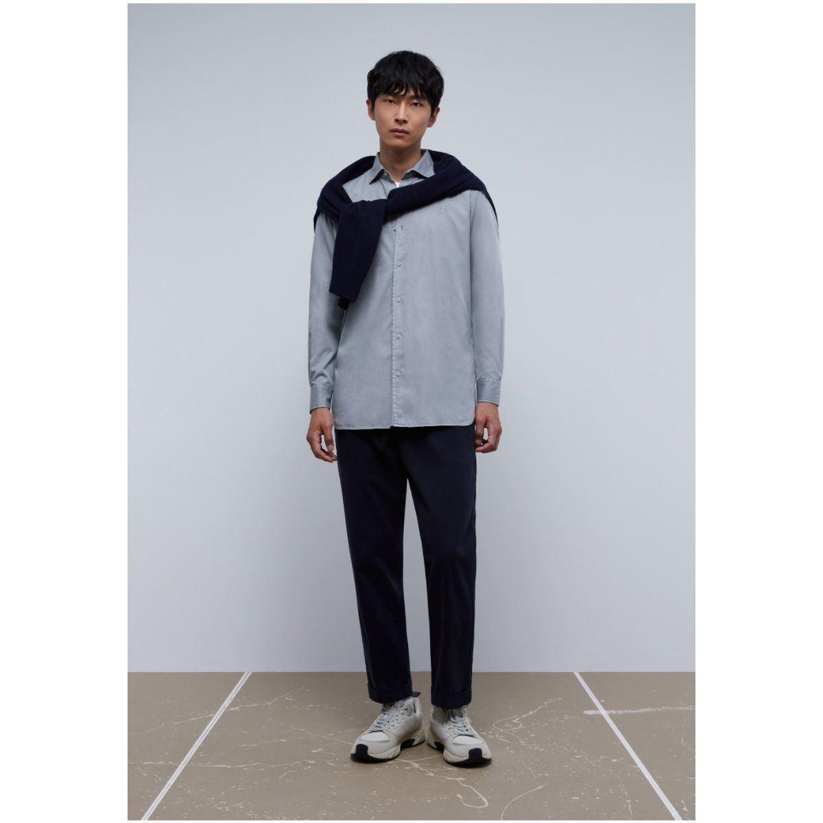 SCALPERS - Camisa Lavada Calavera Grey