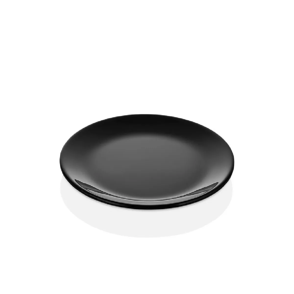IMAHE - PLATO REDONDO 17 CM. MELAMINA NEGRA IMAHE