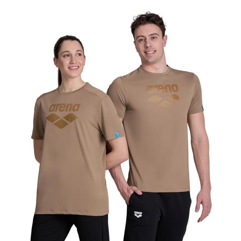 ARENA - Polera Logo Marron Arena