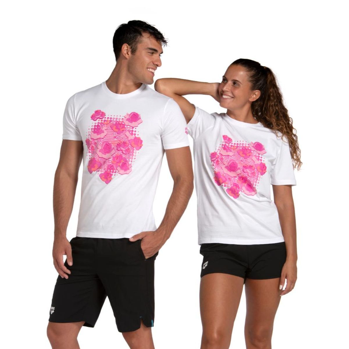 ARENA - Polera S/S Tee Breast Blanco Arena