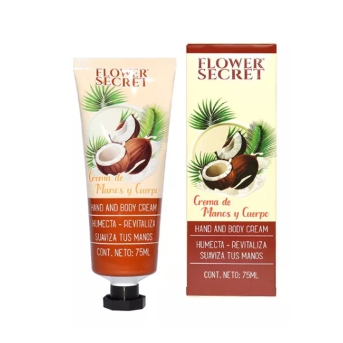 MFLORA - Crema De Manos Y Cuerpo Aromas Flower Secret Coco.-