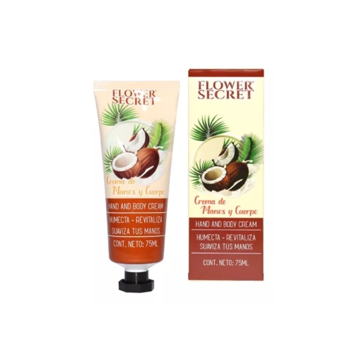 MFLORA - Crema De Manos Y Cuerpo Aromas Flower Secret Coco.-