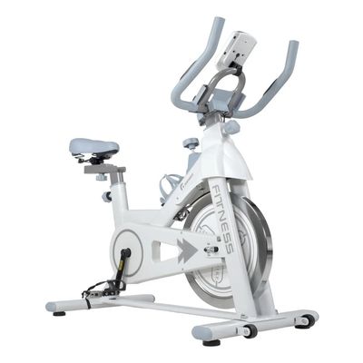 Imagen 2 del producto Bicicleta Spinning Pin11 Inercia 11 Kg Blanca/Gris LCD Soporta 150 kg